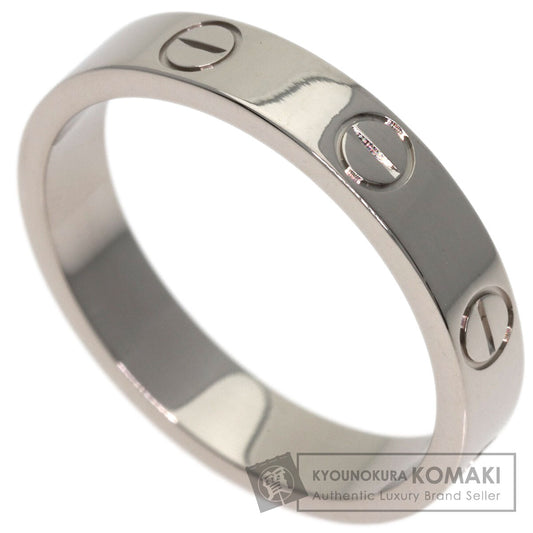 CARTIER love ring #52 Ring K18 White Gold Ladies [Used]