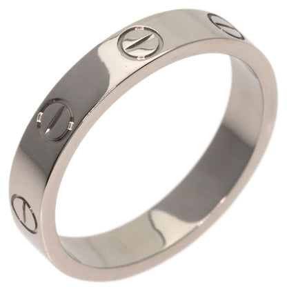 CARTIER love ring #52 Ring K18 White Gold Ladies [Used]