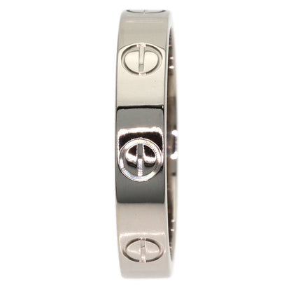CARTIER love ring #52 Ring K18 White Gold Ladies [Used]