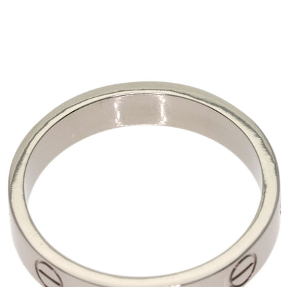CARTIER love ring #52 Ring K18 White Gold Ladies [Used]