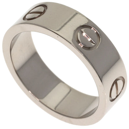 CARTIER love ring #50 Ring K18 White Gold Ladies [Used]
