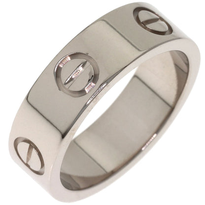 CARTIER love ring #50 Ring K18 White Gold Ladies [Used]