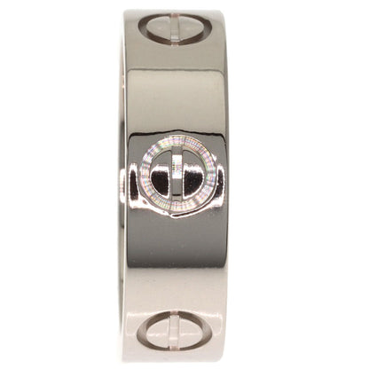 CARTIER love ring #50 Ring K18 White Gold Ladies [Used]