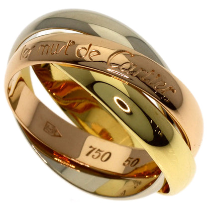 CARTIER Trinity #50 Ring K18 Yellow Gold K18 White GoldLadies [Used]