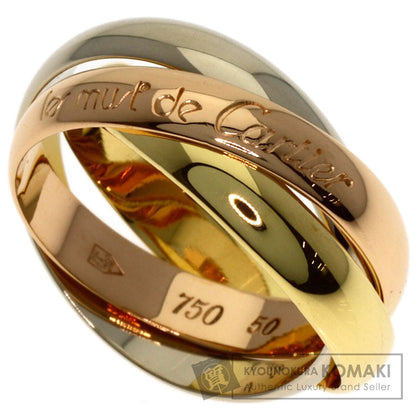 CARTIER Trinity #50 Ring K18 Yellow Gold K18 White GoldLadies [Used]