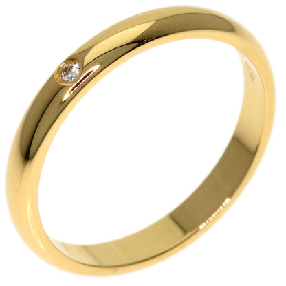 CARTIER Wedding 1P Diamond #49 Ring K18 Yellow Gold Ladies [Used]