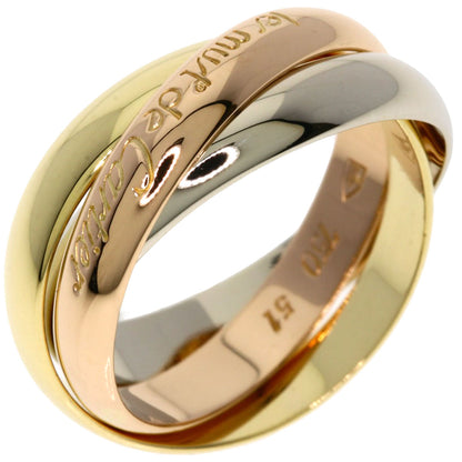 CARTIER Trinity #51 Ring K18 Pink Gold 18K Yellow GoldLadies [Used]