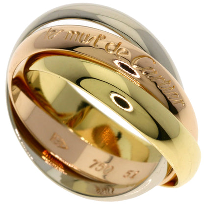 CARTIER Trinity #51 Ring K18 Pink Gold 18K Yellow GoldLadies [Used]