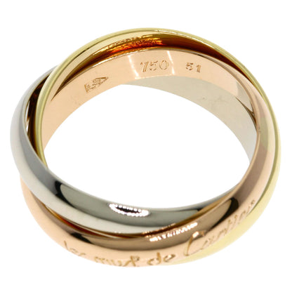 CARTIER Trinity #51 Ring K18 Pink Gold 18K Yellow GoldLadies [Used]