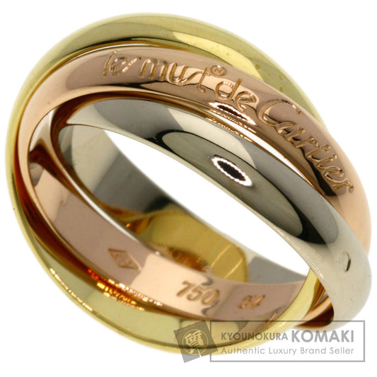 CARTIER Trinity #54 Ring K18 Yellow Gold K18 White GoldLadies [Used]