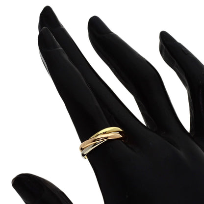 CARTIER Trinity SM #50 Ring K18 Yellow Gold K18 White GoldLadies [Used]