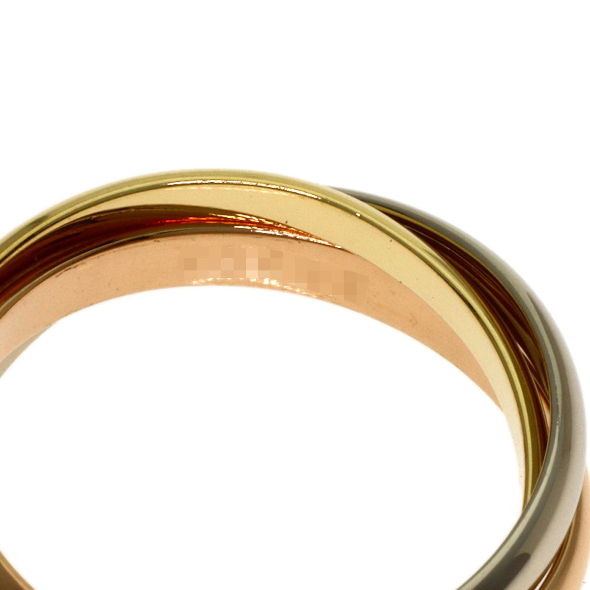CARTIER Trinity SM #50 Ring K18 Yellow Gold K18 White GoldLadies [Used]