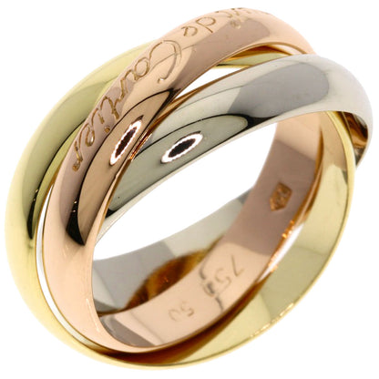 CARTIER Trinity #50 Ring K18 Pink Gold 18K Yellow GoldLadies [Used]