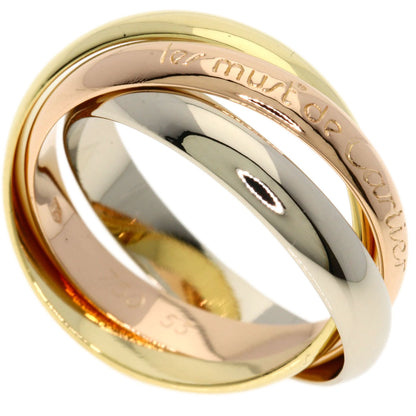 CARTIER Trinity #53 Ring K18 Yellow Gold 18K Pink GoldLadies [Used]