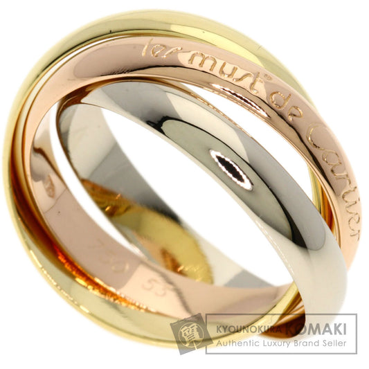 CARTIER Trinity #53 Ring K18 Yellow Gold 18K Pink GoldLadies [Used]