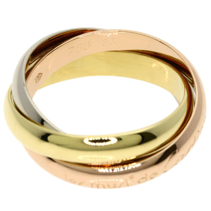 CARTIER Trinity #53 Ring K18 Yellow Gold 18K Pink GoldLadies [Used]