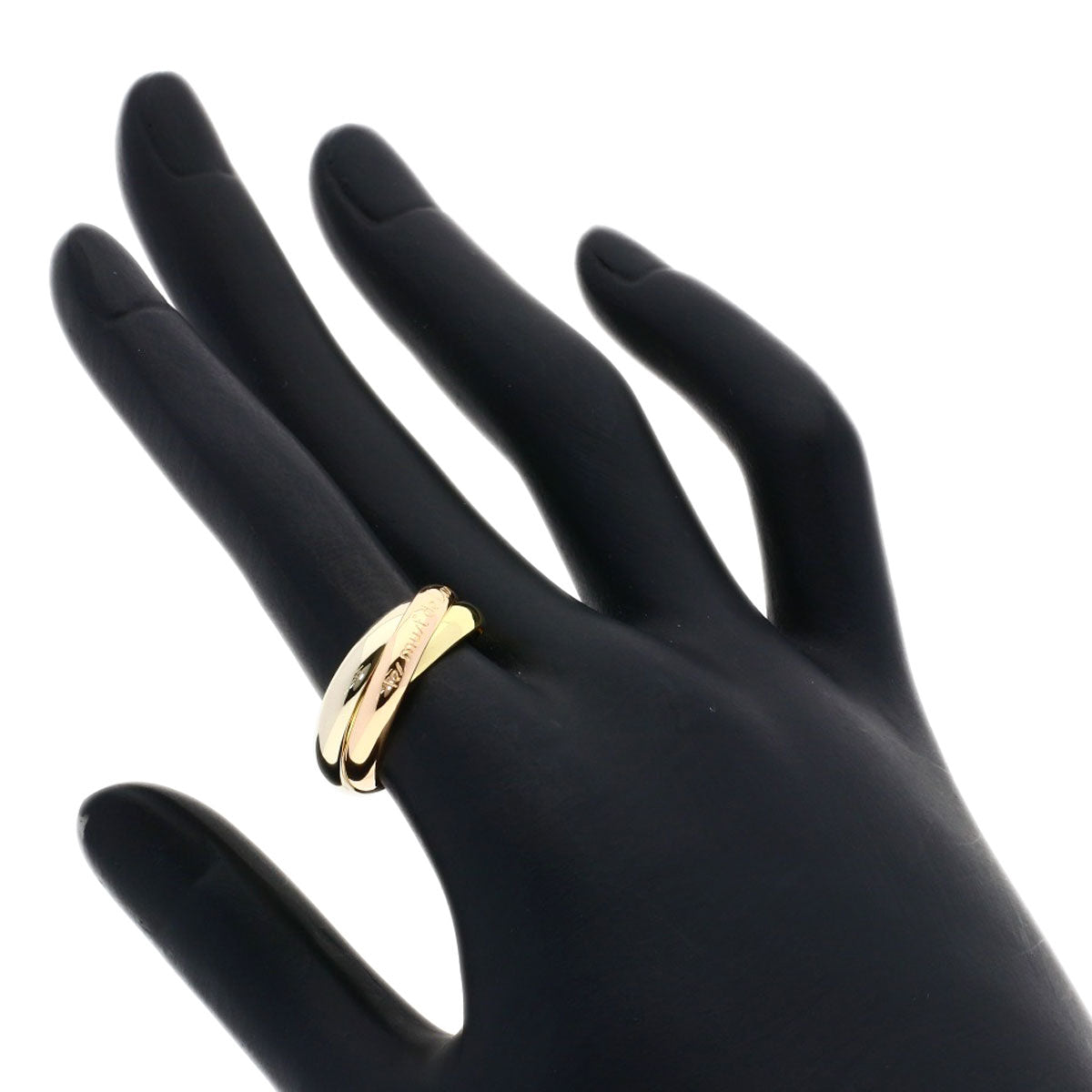 CARTIER Trinity #53 Ring K18 Yellow Gold 18K Pink GoldLadies [Used]