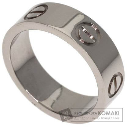 CARTIER love ring #49 Ring K18 White Gold Ladies [Used]
