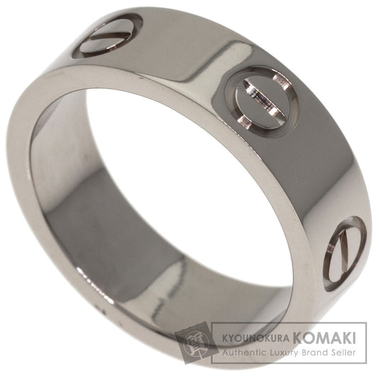 CARTIER love ring #49 Ring K18 White Gold Ladies [Used]