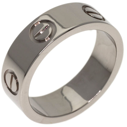 CARTIER love ring #49 Ring K18 White Gold Ladies [Used]