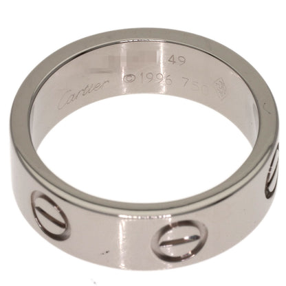 CARTIER love ring #49 Ring K18 White Gold Ladies [Used]