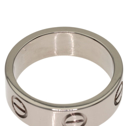 CARTIER love ring #49 Ring K18 White Gold Ladies [Used]