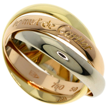 CARTIER Trinity #50 Ring K18 Pink Gold 18K Yellow GoldLadies [Used]