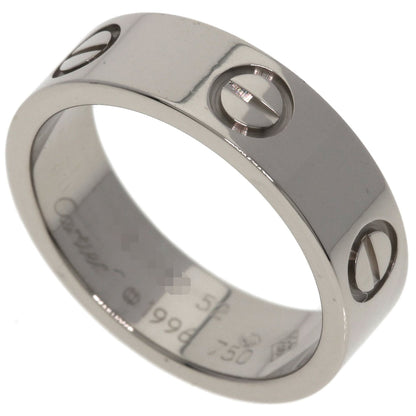 CARTIER love ring #52 Ring K18 White Gold Ladies [Used]