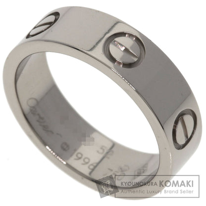 CARTIER love ring #52 Ring K18 White Gold Ladies [Used]