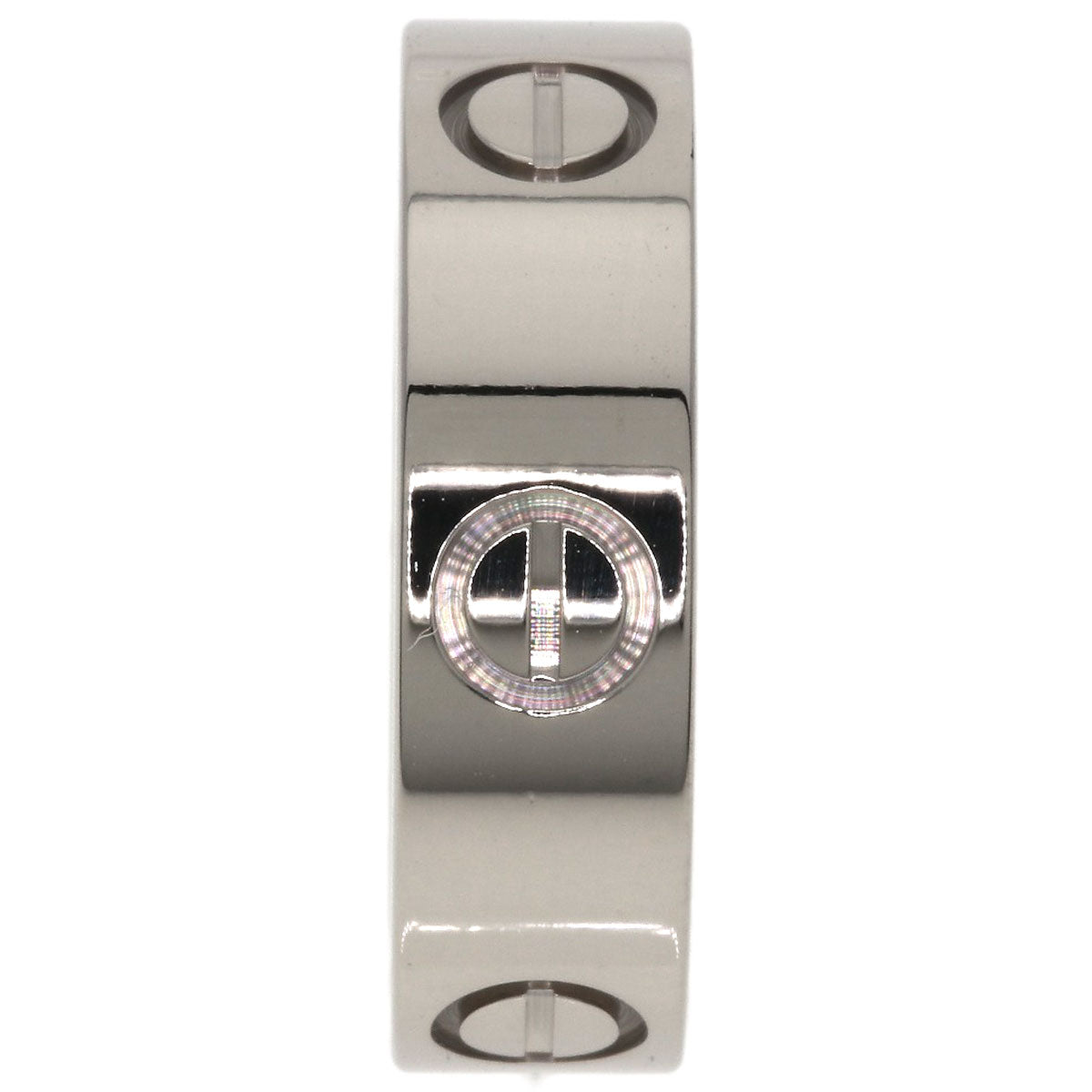 CARTIER love ring #52 Ring K18 White Gold Ladies [Used]