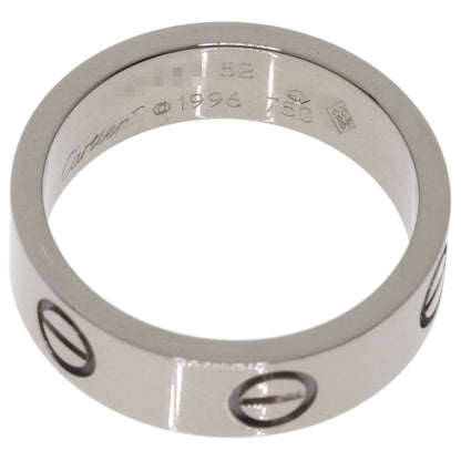 CARTIER love ring #52 Ring K18 White Gold Ladies [Used]