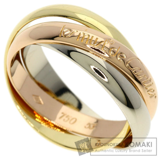 CARTIER Trinity #53 Ring K18 Yellow Gold 18K Pink GoldLadies [Used]