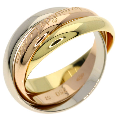 CARTIER Trinity #53 Ring K18 Yellow Gold 18K Pink GoldLadies [Used]