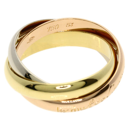 CARTIER Trinity #53 Ring K18 Yellow Gold 18K Pink GoldLadies [Used]