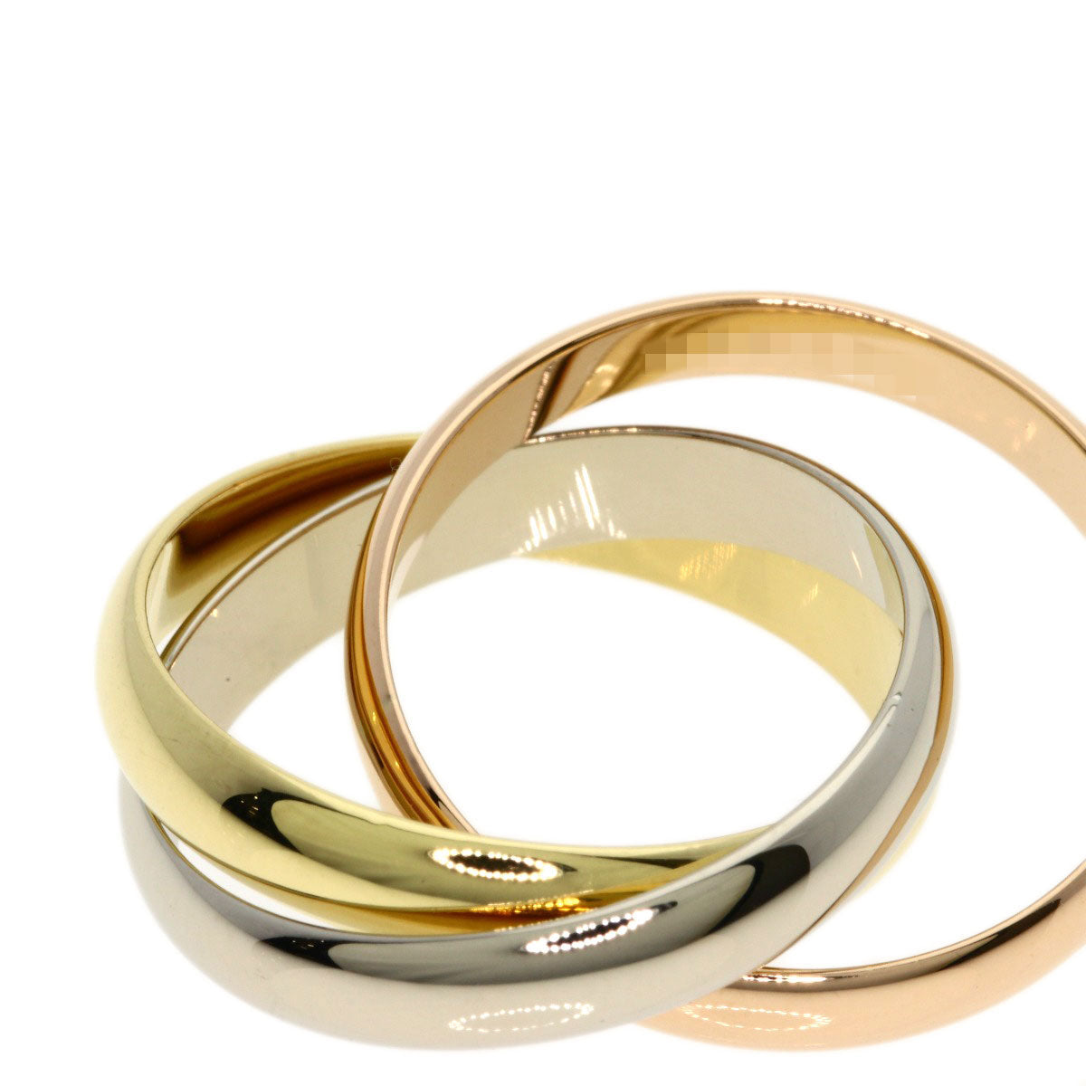 CARTIER Trinity #53 Ring K18 Yellow Gold 18K Pink GoldLadies [Used]