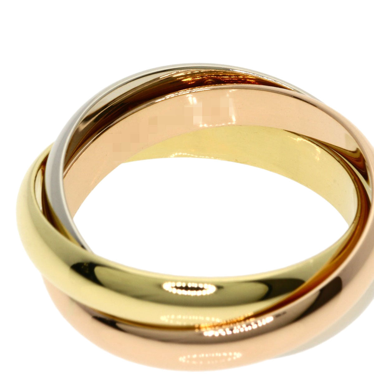 CARTIER Trinity #53 Ring K18 Yellow Gold 18K Pink GoldLadies [Used]