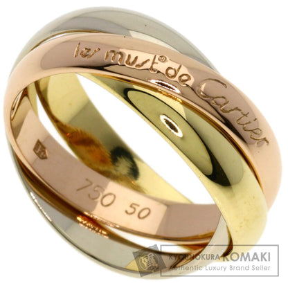 CARTIER Trinity #50 Ring K18 Yellow Gold K18 White GoldLadies [Used]