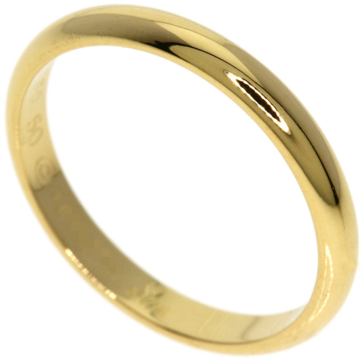 CARTIER Wedding #50 Ring K18 Yellow Gold Ladies [Used]