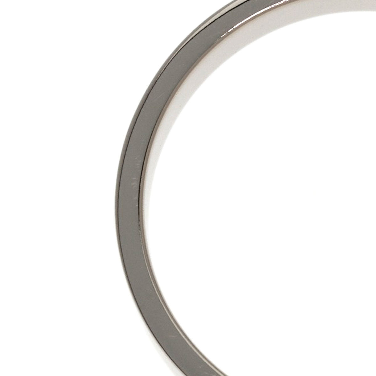 CARTIER mini love ring #57 Ring K18 White Gold Ladies [Used]