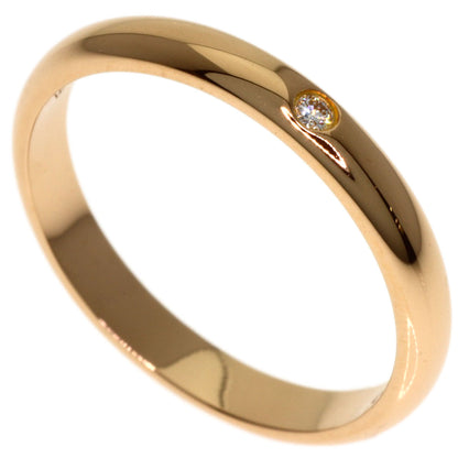 CARTIER Wedding 1P Diamond #49 Ring K18 Pink Gold Ladies [Used]