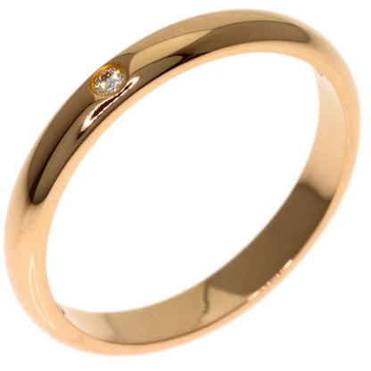 CARTIER Wedding 1P Diamond #49 Ring K18 Pink Gold Ladies [Used]