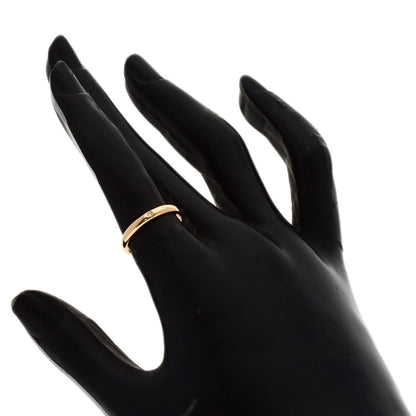 CARTIER Wedding 1P Diamond #49 Ring K18 Pink Gold Ladies [Used]