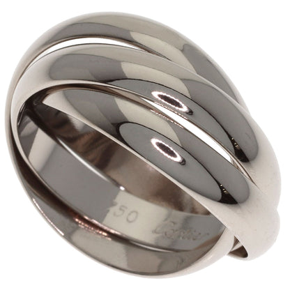 CARTIER Trinity #50 Ring K18 White Gold Ladies [Used]
