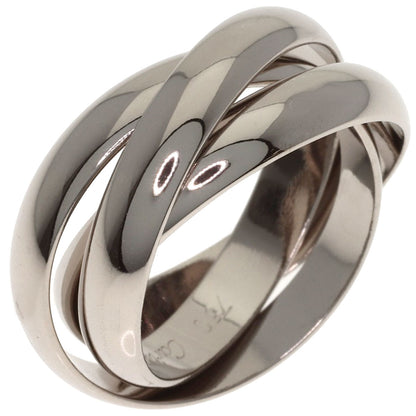 CARTIER Trinity #50 Ring K18 White Gold Ladies [Used]