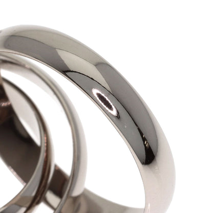 CARTIER Trinity #50 Ring K18 White Gold Ladies [Used]