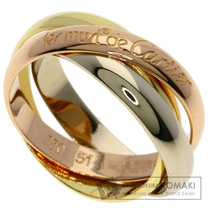 CARTIER Trinity #51 Ring K18 Yellow Gold K18 White GoldLadies [Used]