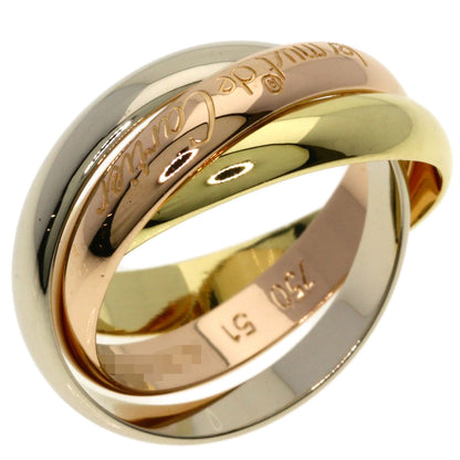 CARTIER Trinity #51 Ring K18 Yellow Gold K18 White GoldLadies [Used]