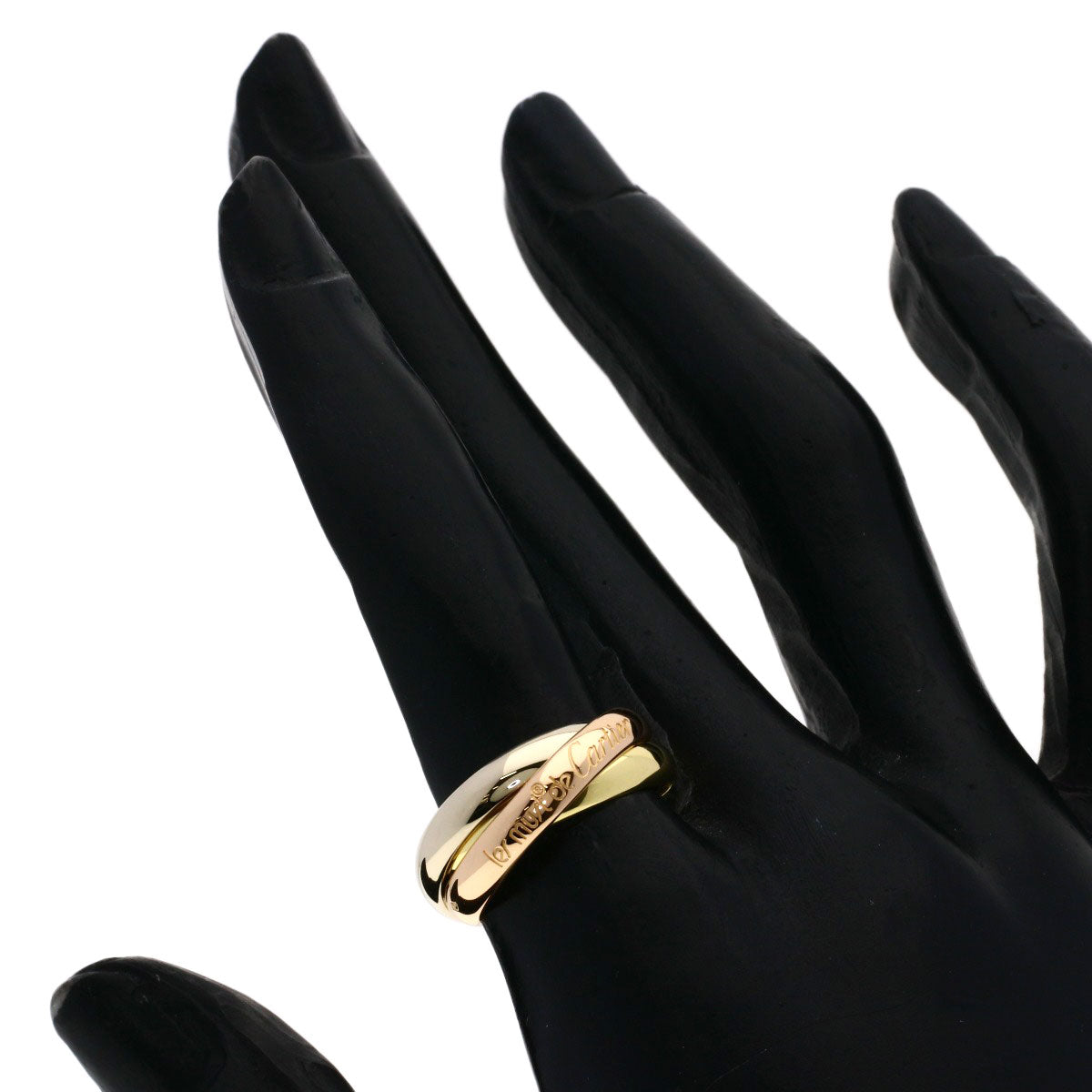 CARTIER Trinity #51 Ring K18 Yellow Gold K18 White GoldLadies [Used]
