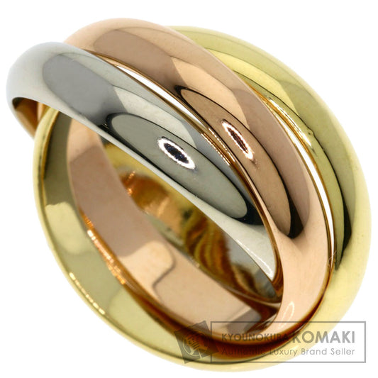 CARTIER Trinity MM #53 Ring K18 Yellow Gold 18K Pink GoldLadies [Used]