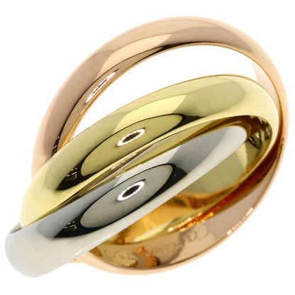 CARTIER Trinity MM #53 Ring K18 Yellow Gold 18K Pink GoldLadies [Used]